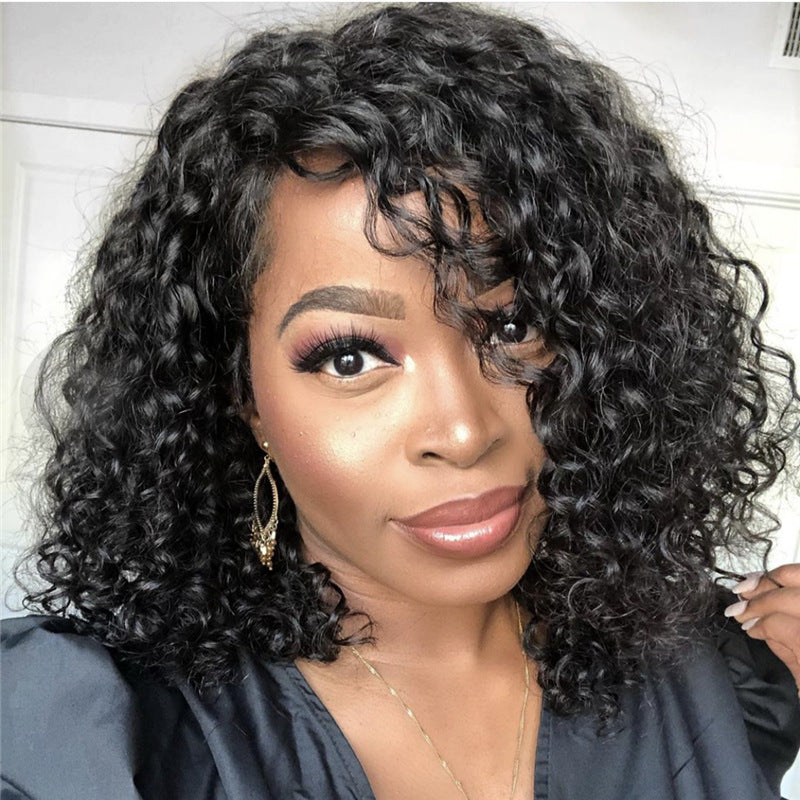 Glueless Human Hair Wigs 13x4 Frontal Curly lace Wig