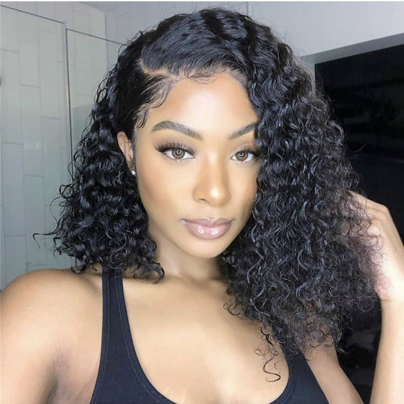 Glueless Human Hair Wigs 13x4 Frontal Curly lace Wig