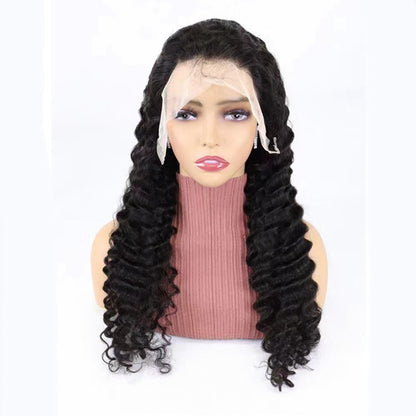 Deep Wave Lace Front Wig Human Hair