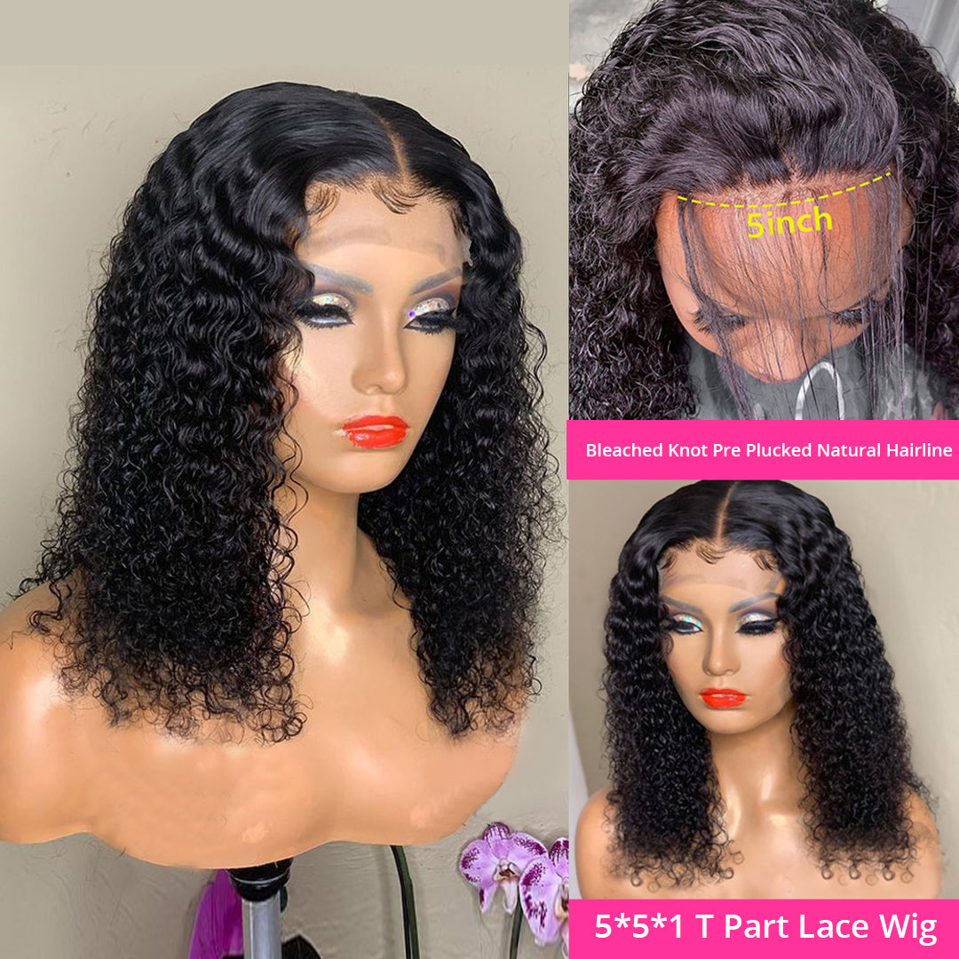 Wigs By Sassy 10A Short Brazilian Lace Front Bob Wig Human Hair