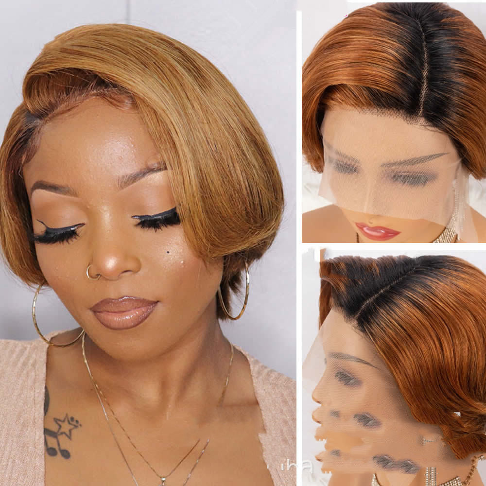 Pixie Human Hair T Part Wig | 13x4 13x6 Lace Frontal Wig